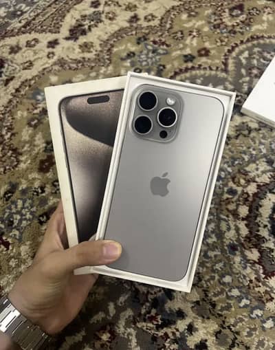 iPhone 15 pro max with box