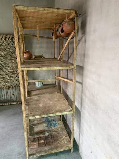 wooden cage