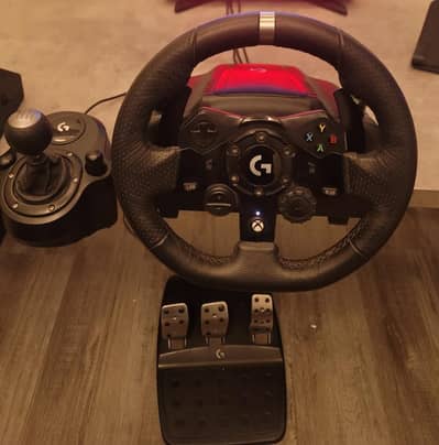 Logitech G923  Steering wheel  + manual Shifter