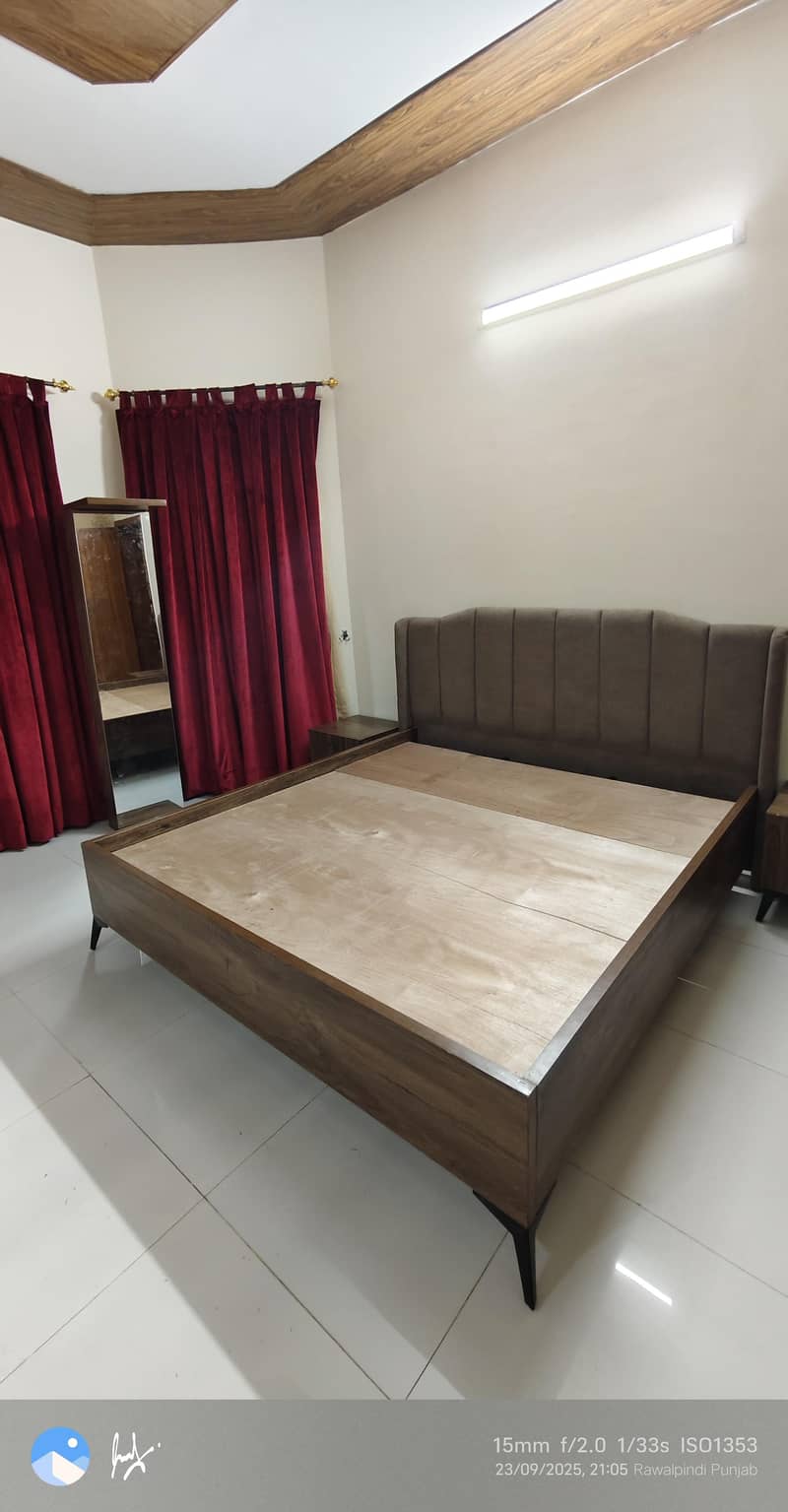 double bed/single bed/Queen Bed set/side tables/bed dressing table 6