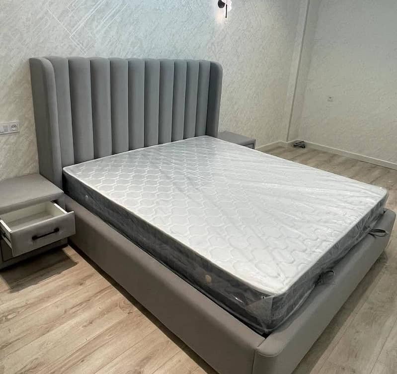 double bed/single bed/Queen Bed set/side tables/bed dressing table 8
