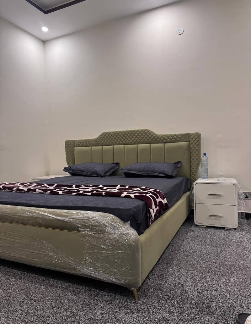 double bed/single bed/Queen Bed set/side tables/bed dressing table 13