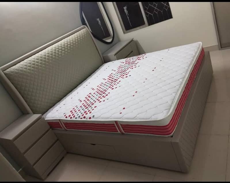 double bed/single bed/Queen Bed set/side tables/bed dressing table 14