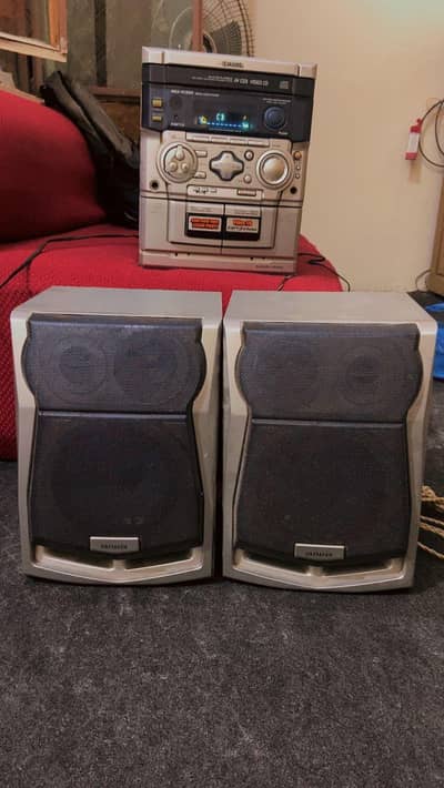 sound system with 2 speakers