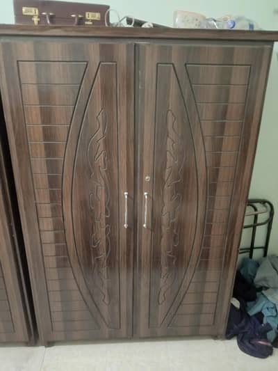 wooden wardrobe