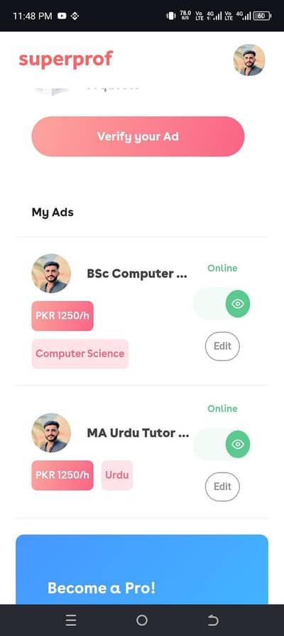 Computer Science & Urdu Tutor | Online & Sahiwal | Demo Free