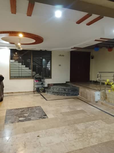 Kanal house ground with basement 5 bedroom gas Pani bijli available for rent phase 1 bahria town Rawalpindi