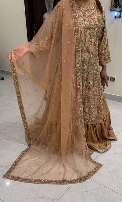 10/10 condition bridal walima dress