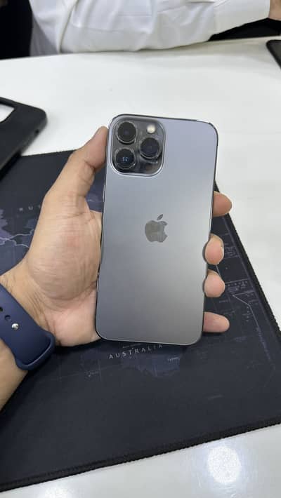 iPhone 13 Pro Max black  | 128GB | Physical + E SIM | PTA Approved