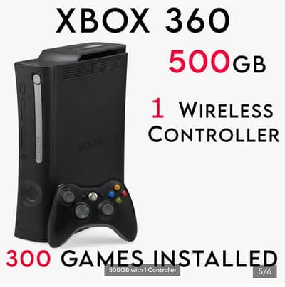 Xbox 360 500 GB 1 controller