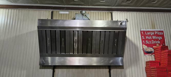 stainless steel kitchen exhaust hood