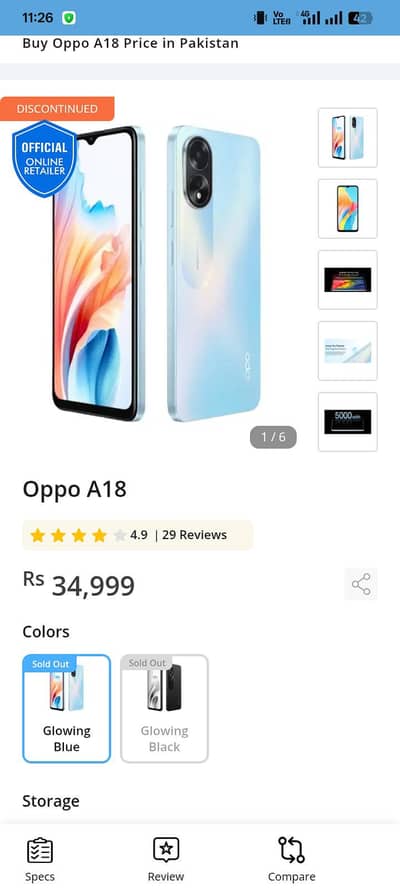 OPPO A18