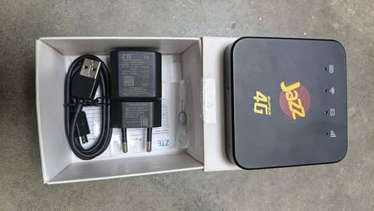 Unlocked Jazz Super 4G LTE WiFi Device – All SIM Working – Box Pack