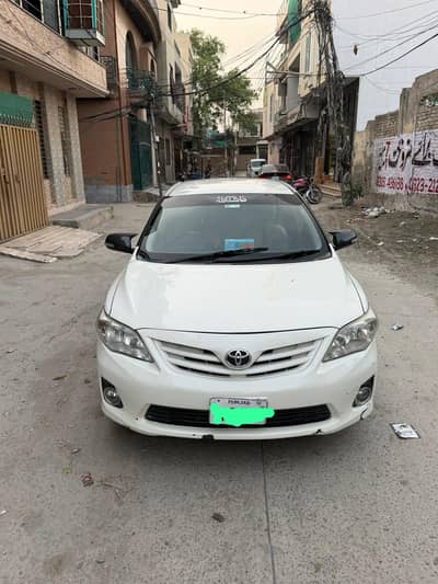 Toyota Corolla XLI 2012 covered To GLI