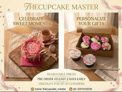 Custom Cupcakes & Mini Cakes – Make to Order (The Cupcake Master)
