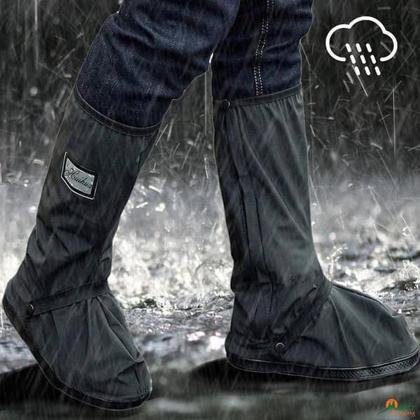 Universal Waterproof Rain Shoes Reuseable For Bike Riders 42 To 45 Shoe Size