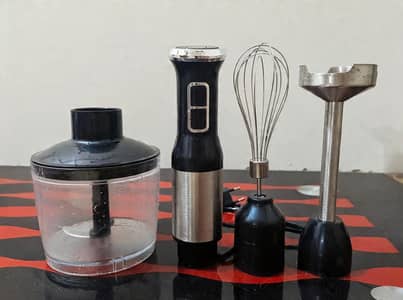 Hand blender chopper 2 other accessories
