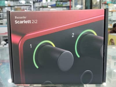 Focusrite 4th Genration 2i2 and Solo box pack brand new