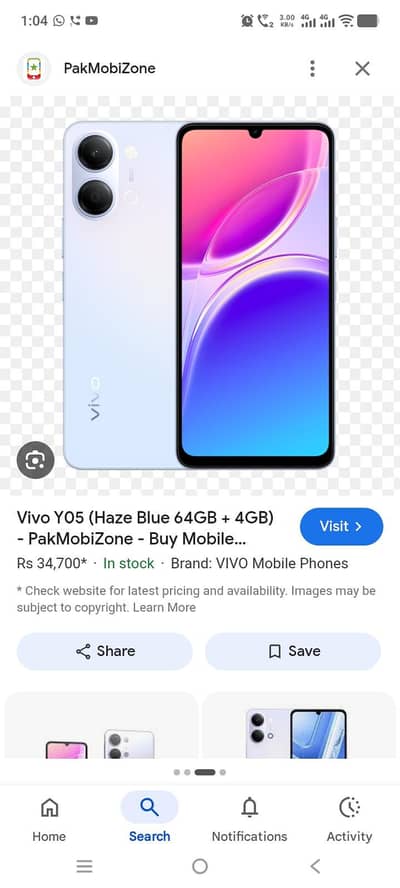vivo y05