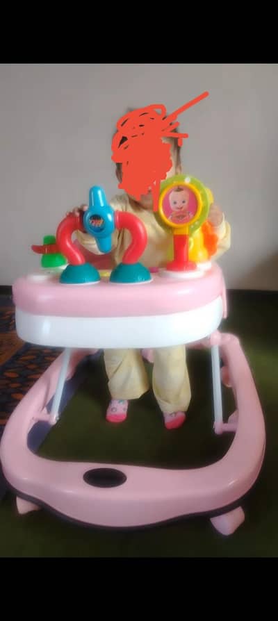walker, swing and carry cot