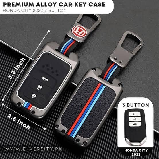 Honda City Aspire 2022 Model Metal Key Cover Premium Quality