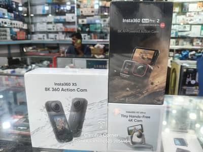 Insta360. X5 and Ace Pro 2 and Insta360 GO Ultra