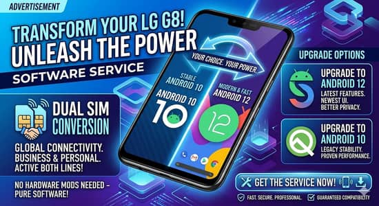 LG G8 / V60 DUAL SIM SERVICE AVAILABLE