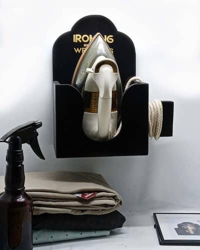 Wooden Iron Holder