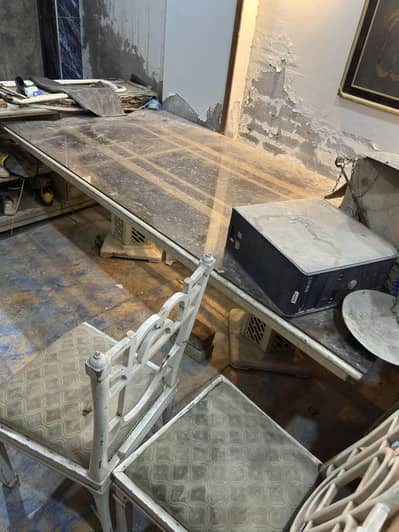 Dining Table, Dressing table, console table, 6 chairs, chair, table