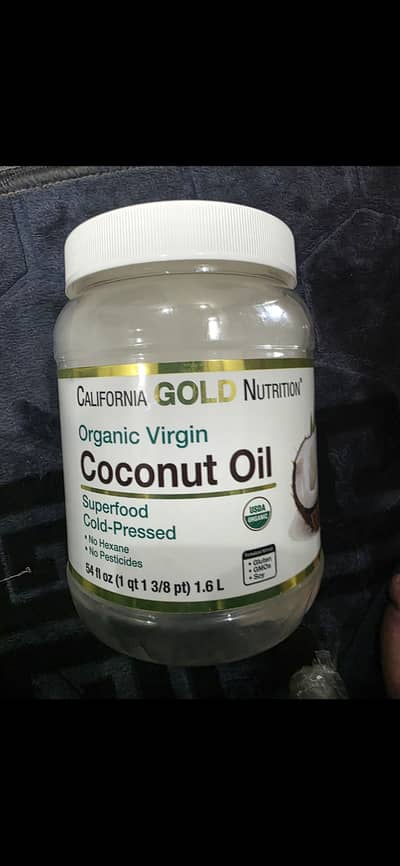 Organic coconut oil cold pressed