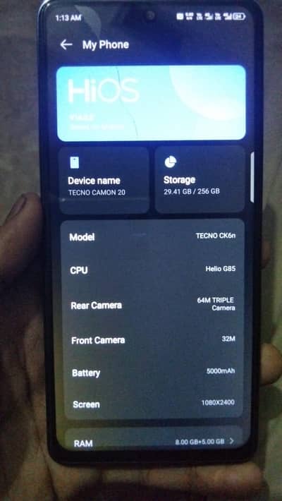 Tecno CAMON 20