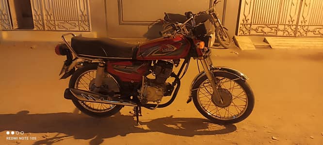 United 125 Karachi 2023 model Argent Sale