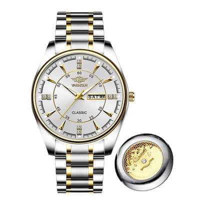 Luminous Steel Belt Watch for men