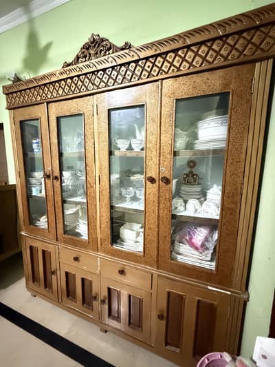 Showcase wordrobe and dressing table