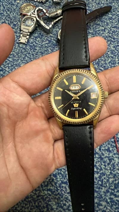 vintage citizen 7 super king auto dater