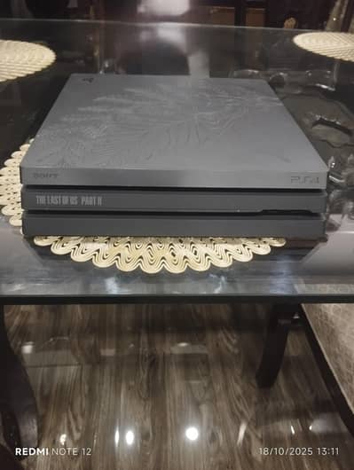 The 1/1 ps4 pro last of us part 2 limited edition
