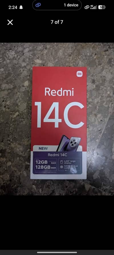 Xiaomi Redmi 14C with box