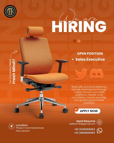 We are Hiring Sales Agents