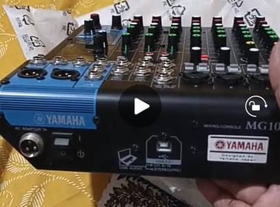Yamaha MG10XU 10-Channel Audio Mixer - Brand New Condition