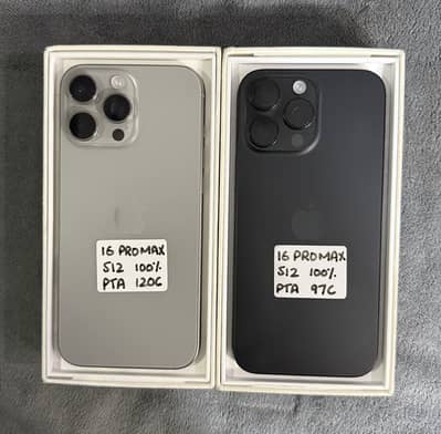 Apple iPhone 16 Pro Max 512GB PTA APPROVED