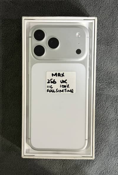 17 PRO MAX 256GB NON PTA