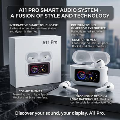 a11 pro airburds bluetooth wireless 24hours timing