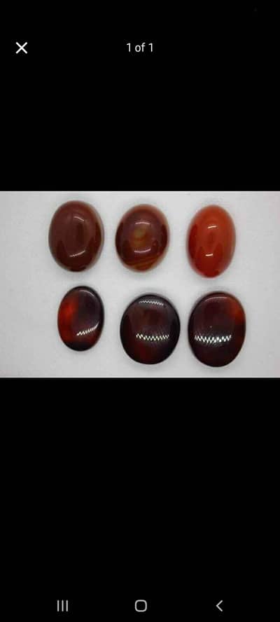 Natural irani AQeeQ 10 carat size 100% natural real