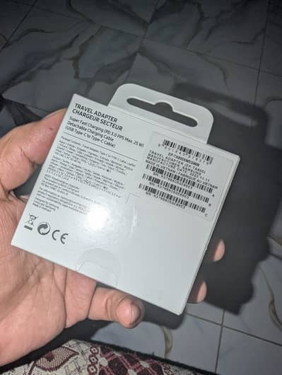 Original Samsung super fast travel adapter