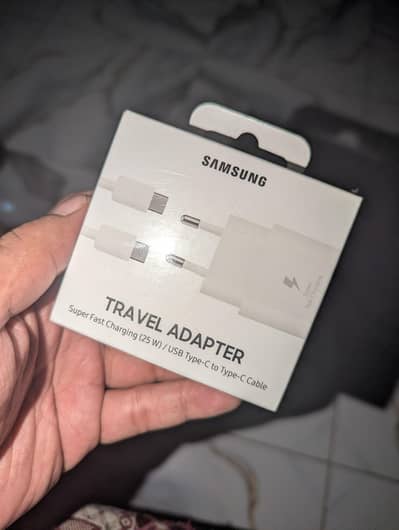 Original Samsung super fast travel adapter