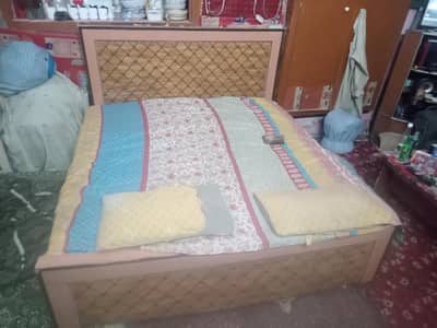 master bed with sofa set