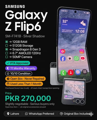 Samsung Mobile Z Flip 6