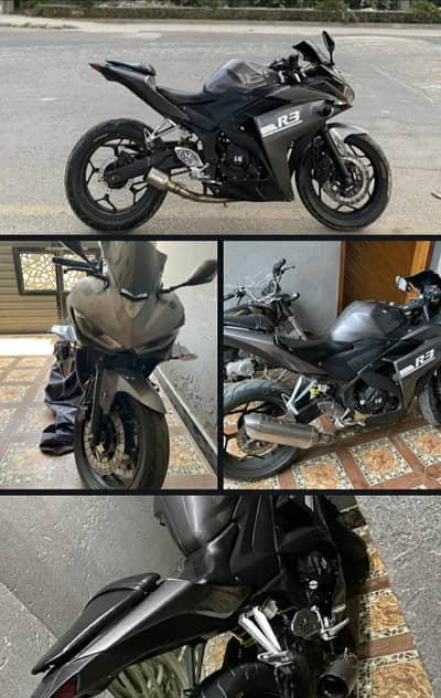 Yamaha r3  400cc make thunder thailand import