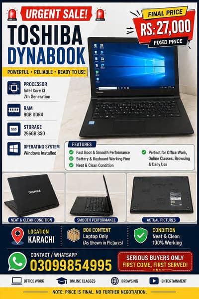 laptop for sale urgent