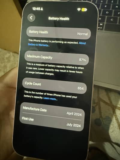 Apple iPhone 15 jv panel issue